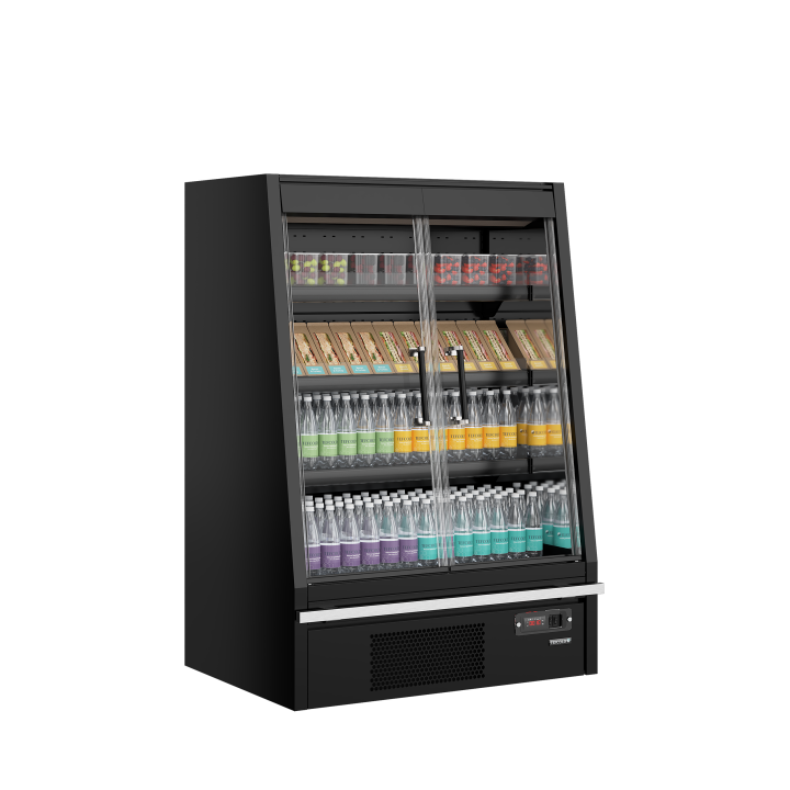 Supermarketowy regał chłodniczy Galaxy+ GPL10FGD Black