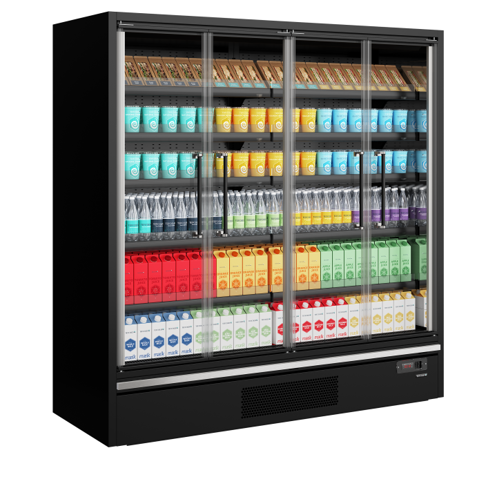 Supermarketowy regał chłodniczy Galaxy+ GP20FGD Maxi Black