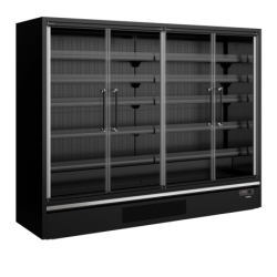 Supermarketowy regał chłodniczy Galaxy+ GP26FGD Maxi Black
