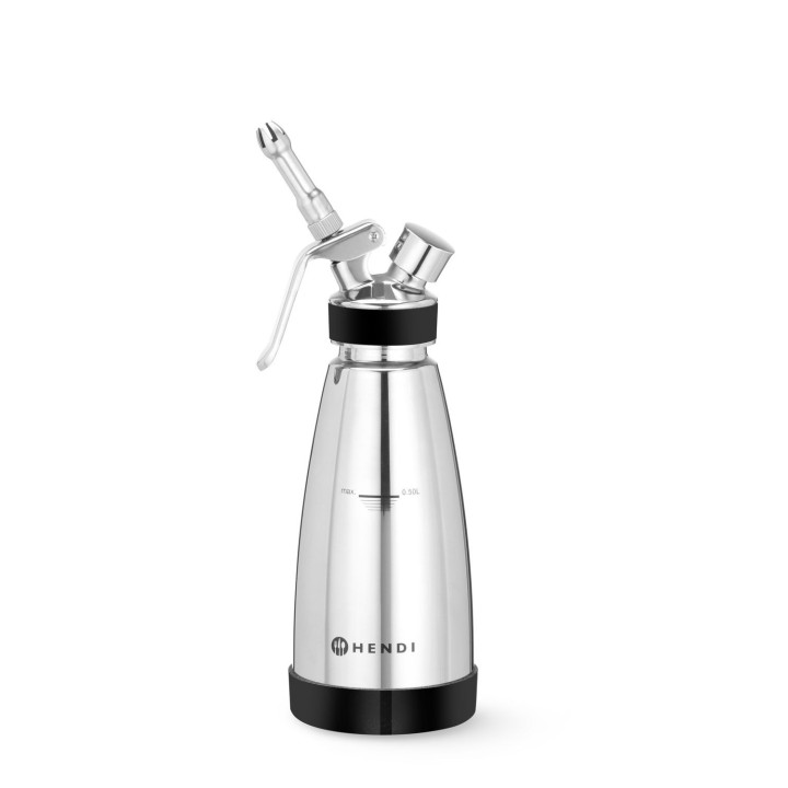 Termo syfon do ciepłych i zimnych sosów, HENDI, 0,5L, ⌀95x(H)275mm