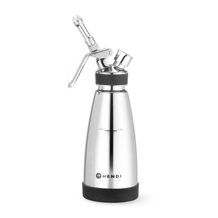 Termo syfon do ciepłych i zimnych sosów, HENDI, 0,5L, ⌀95x(H)275mm