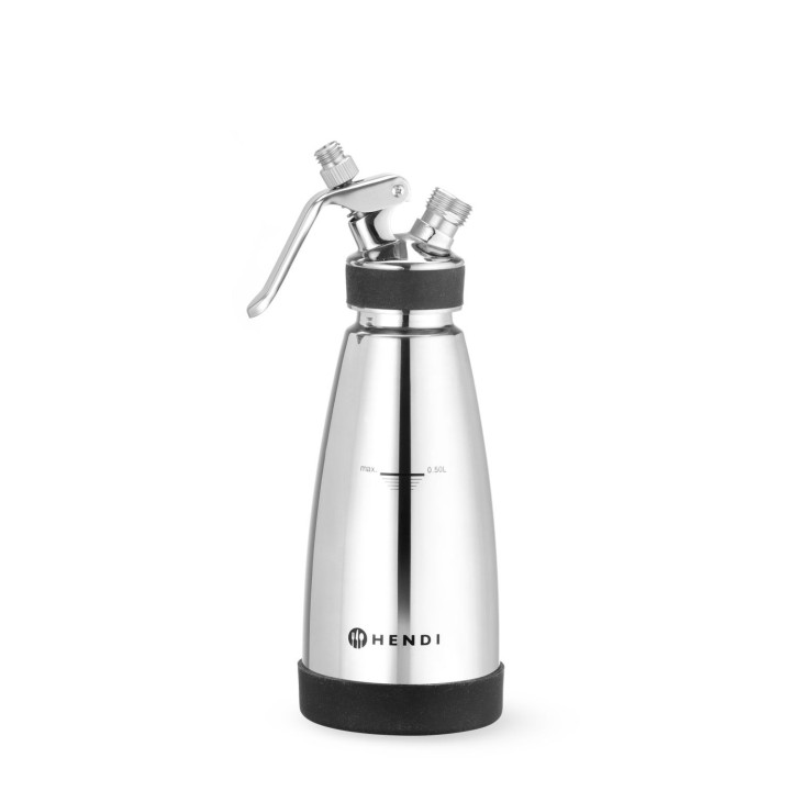 Termo syfon do ciepłych i zimnych sosów, HENDI, 0,5L, ⌀95x(H)275mm