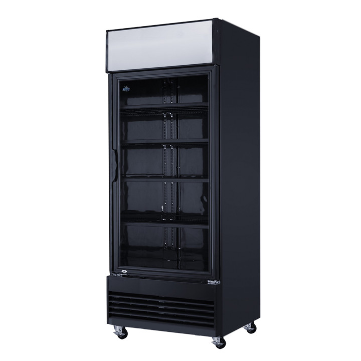 Witryna chłodnicza przeszklona czarna 660L LG 660BFM BLACK