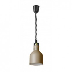 Lampa do podgrzewania potraw wisząca, cylindryczna, HENDI, beżowy, 230V/250W, ⌀175x(H)250mm