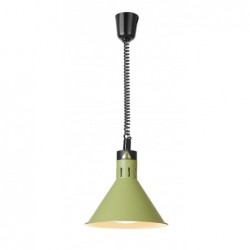 Lampa do podgrzewania potraw wisząca, stożkowa, HENDI, zielony, 230V/250W, ⌀275x(H)250mm
