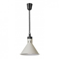 Lampa do podgrzewania potraw wisząca, stożkowa, HENDI, biały, 230V/250W, ⌀275x(H)250mm