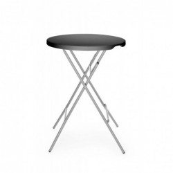 Stolik koktajlowy, AmerBox, czarny, ⌀800x(H)1100mm, Okrągły