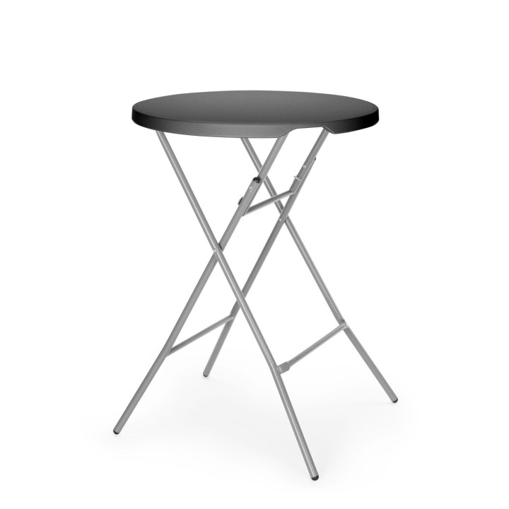 Stolik koktajlowy, AmerBox, czarny, ⌀800x(H)1100mm, Okrągły