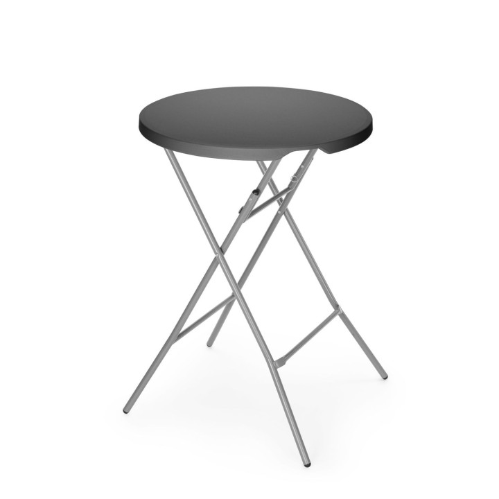 Stolik koktajlowy, AmerBox, czarny, ⌀800x(H)1100mm, Okrągły
