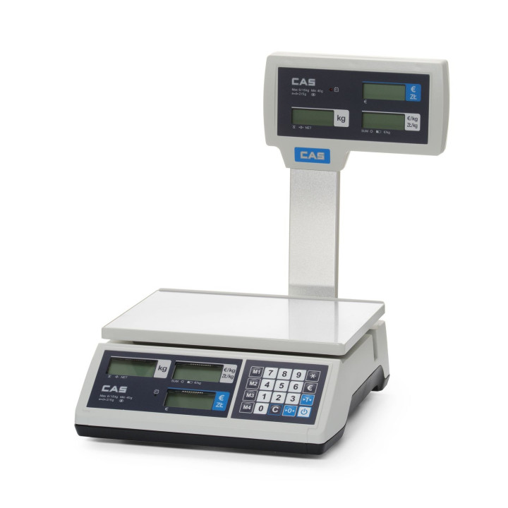 Waga kalkulacyjna z legalizacją z wysięgnikiem, CAS, 304x324x(H)419mm