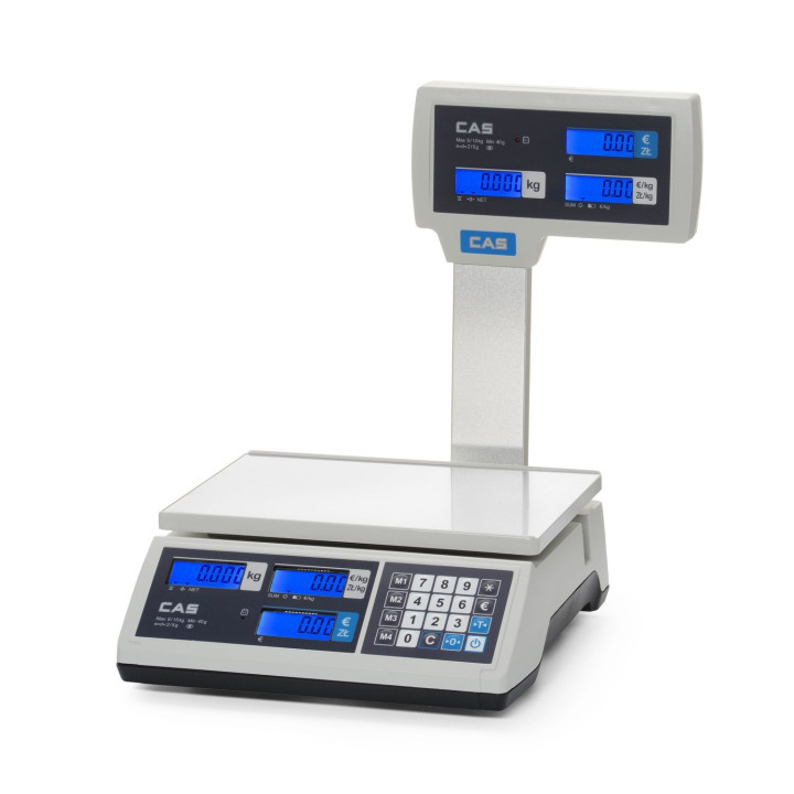 Waga kalkulacyjna z legalizacją z wysięgnikiem, CAS, 304x324x(H)419mm