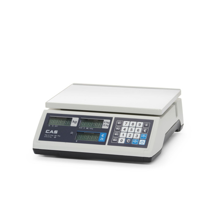 Waga kalkulacyjna z legalizacją, CAS, 304x324x(H)112mm