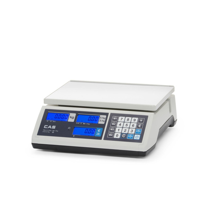 Waga kalkulacyjna z legalizacją, CAS, 304x324x(H)112mm