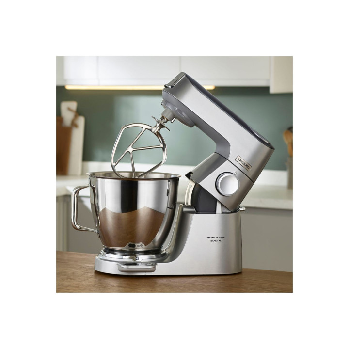 Robot planetarny Titanium Chef Baker XL, Kenwood, srebrny, 220-240V/1200W, 400x225x(H)370mm