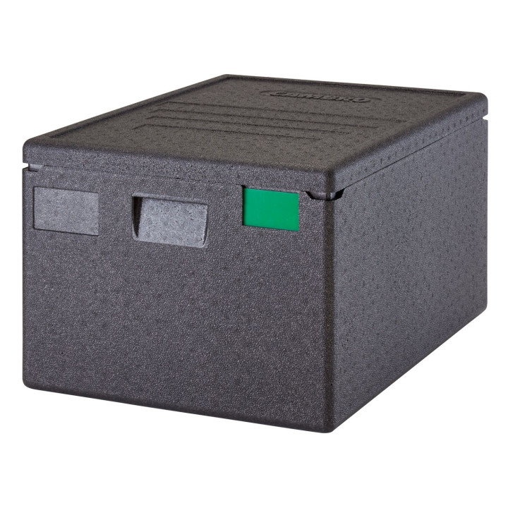 Pojemnik termoizolacyjny Cam GoBox ładowany od góry, 600x400 mm, Cambro, 80 l, 80L, czarny, 690x490x(H)370mm
