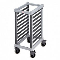 Wózek Camshelving do transportu pojemników, 9 × GN 1/1, Cambro, 730x438x(H)102mm