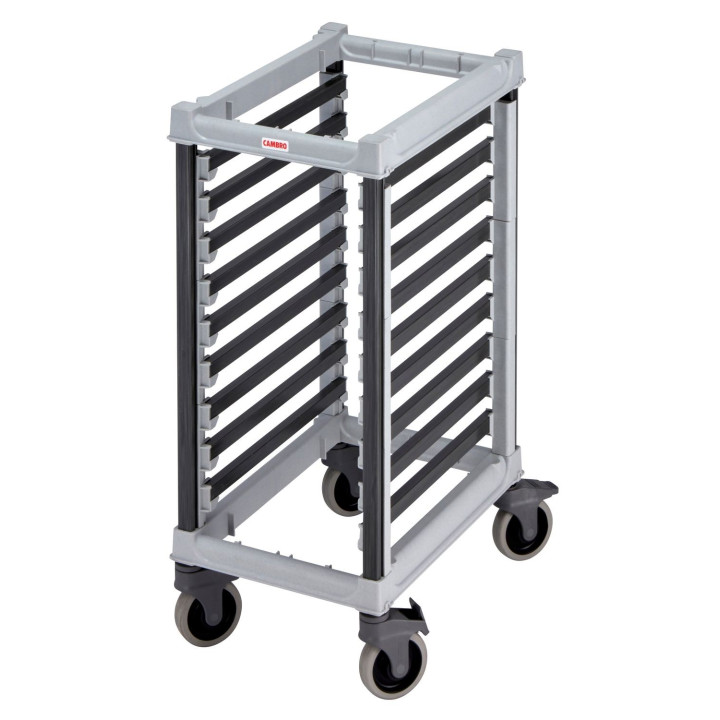 Wózek Camshelving do transportu pojemników, 9 × GN 1/1, Cambro, 730x438x(H)102mm
