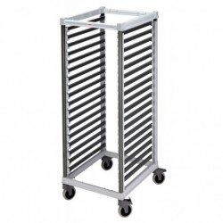 Wózek Camshelving do transportu pojemników, 18 × GN 2/1, Cambro, 835x645x(H)171mm
