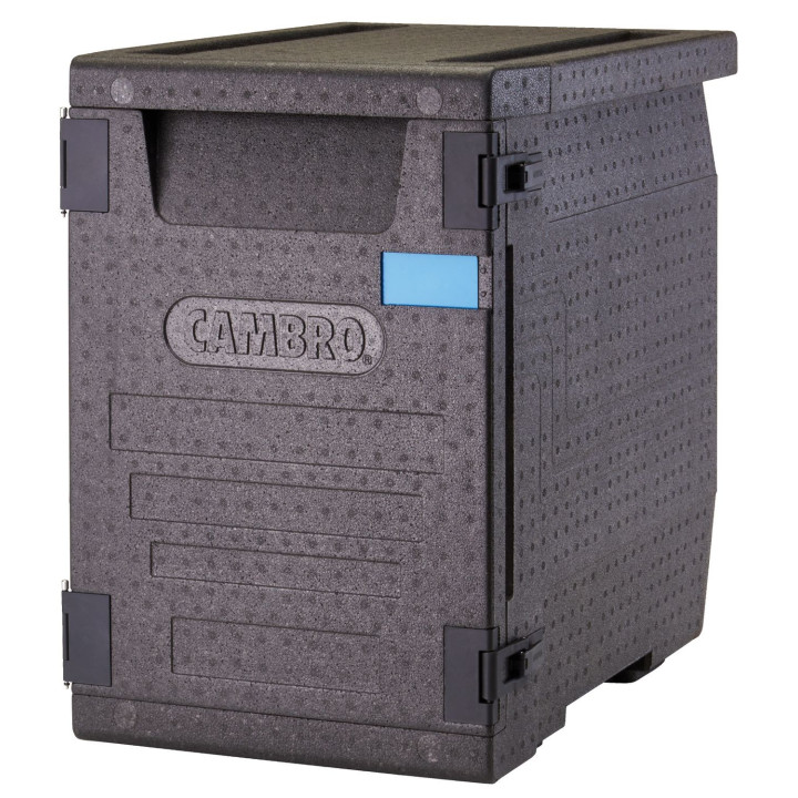 Pojemnik termoizolacyjny Cam GoBox ładowany od przodu, GN 1/1, 86 l, Cambro, GN 1/1, 86L, czarny, 640x440x(H)625mm