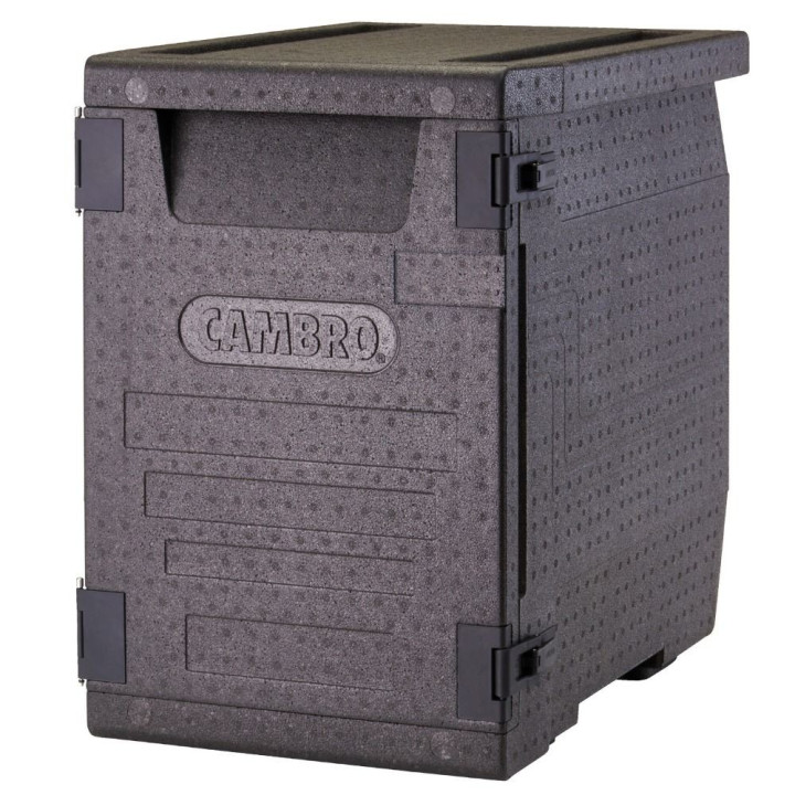 Pojemnik termoizolacyjny Cam GoBox ładowany od przodu, GN 1/1, 86 l, Cambro, GN 1/1, 86L, czarny, 640x440x(H)625mm
