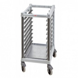 Wózek Camshelving do transportu pojemników, 9 × 600×400, Cambro, 516x783x(H)101mm