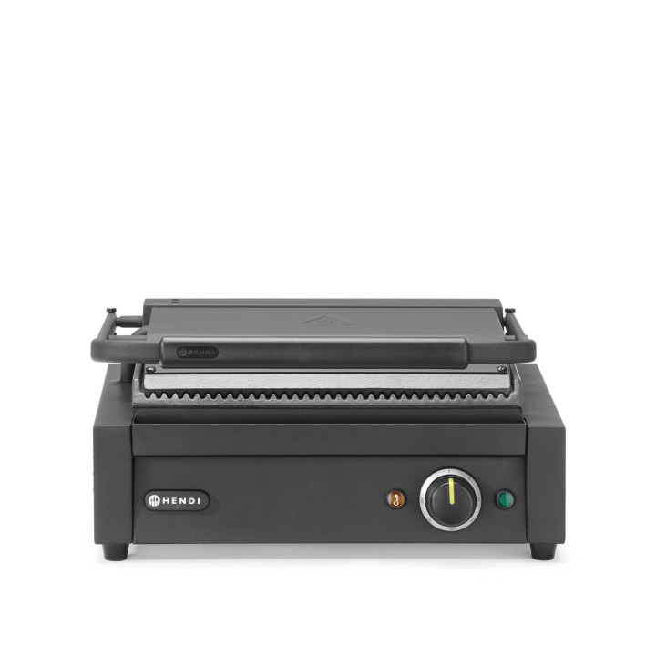 Grill kontaktowy rylowany , HENDI, 230V/2200W, 430x375x(H)216mm