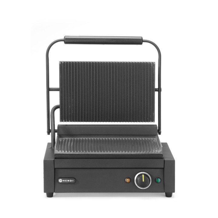 Grill kontaktowy rylowany , HENDI, 230V/2200W, 430x375x(H)216mm