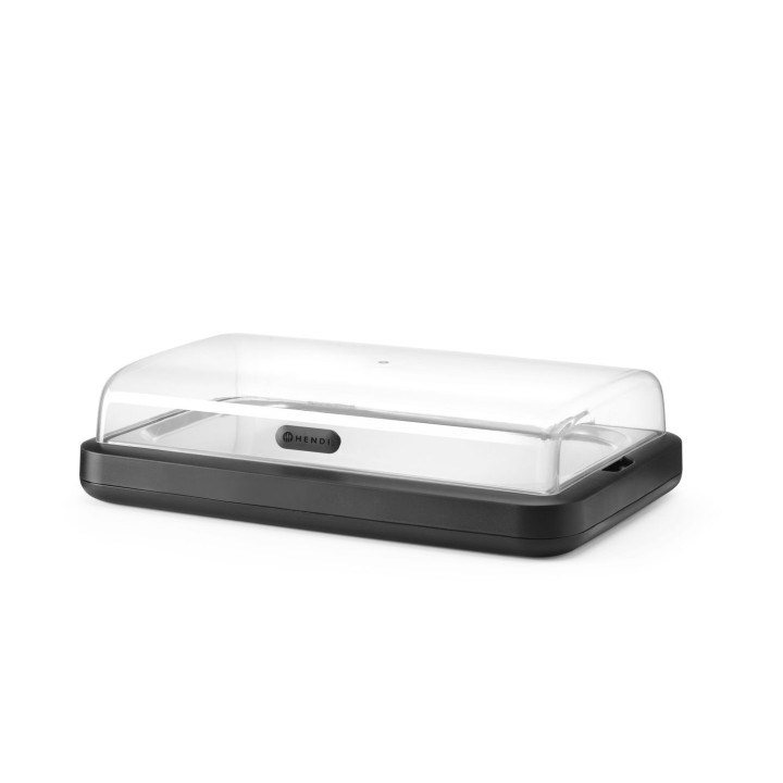 Witrynka chłodząca UNIQ, HENDI, designed by Robert Bronwasser, GN 1/1, czarny, 593x389x(H)147mm, Prostokątny