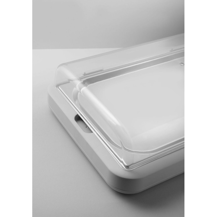 Witrynka chłodząca UNIQ, HENDI, designed by Robert Bronwasser, GN 1/1, biały, 593x389x(H)147mm, Prostokątny