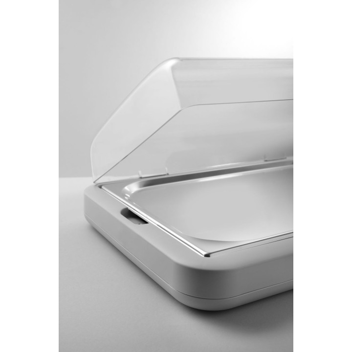 Witrynka chłodząca UNIQ, HENDI, designed by Robert Bronwasser, GN 1/1, biały, 593x389x(H)147mm, Prostokątny