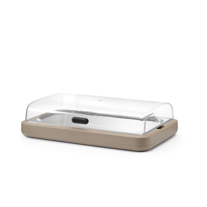 Witrynka chłodząca UNIQ, HENDI, designed by Robert Bronwasser, GN 1/1, beżowy, 593x389x(H)147mm, Prostokątny