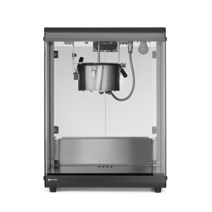 Urządzenie do popcornu, HENDI, 80L, czarny, 220-240V/1155W, 560x445x(H)775mm
