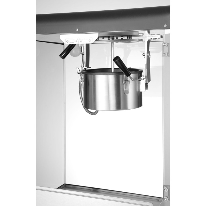 Urządzenie do popcornu, HENDI, 80L, czarny, 220-240V/1155W, 560x445x(H)775mm