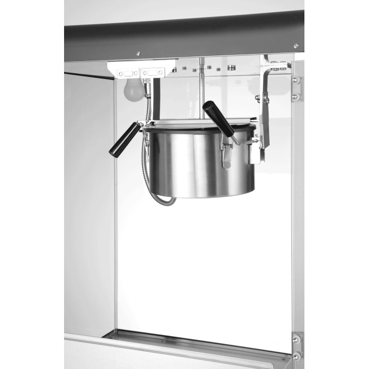 Urządzenie do popcornu, HENDI, 80L, czarny, 220-240V/1155W, 560x445x(H)775mm