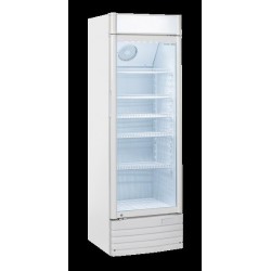 Chłodziarka na napoje Coolhead 1 drzwiowa z drzwiami szklanymi panel reklamowy 600x570x1835 Wariant podstawowy