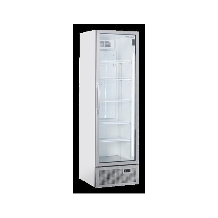 Chłodziarka na napoje Coolhead 1 drzwiowa z drzwiami szklanymi biała 595x680x2018 Wariant podstawowy