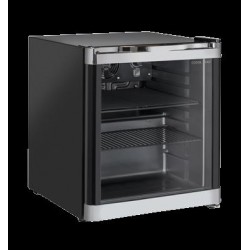 Chłodziarka na napoje Coolhead 1 drzwiowa z drzwiami szklanymi czarna 430x500x510 Wariant podstawowy