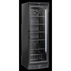 Chłodziarka na napoje Coolhead 1 drzwiowa z drzwiami szklanymi czarna 595x670x1830 Wariant podstawowy