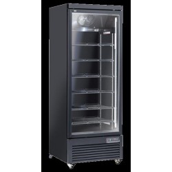 Chłodziarka na napoje Coolhead 1 drzwiowa z drzwiami szklanymi czarna 750x740x2040 Wariant podstawowy