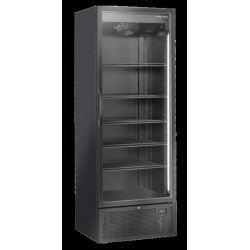 Chłodziarka na napoje Coolhead 1 drzwiowa z drzwiami szklanymi czarna 780x705x2202 Wariant podstawowy