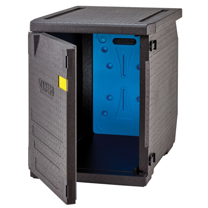 Pojemnik termoizolacyjny Cam GoBox ładowany od przodu, na pojemniki 600x400 mm, bez prowadnic, Cambro, 155 l, bez prowadnic, 155