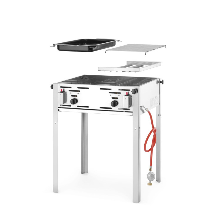 Grill-Master Maxi 50/50, HENDI, 11kW, 850x675x(H)600mm
