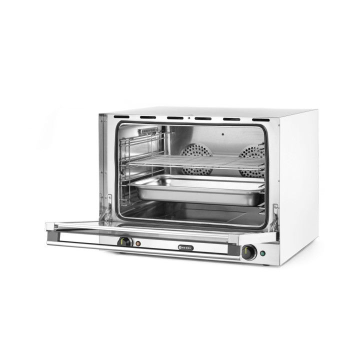 Piec konwekcyjny z nawilżaniem H100S, HENDI, GN 1/1, 230V/3500W, 699x608x(H)550mm