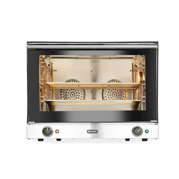 Piec konwekcyjny z nawilżaniem H100S, HENDI, GN 1/1, 230V/3500W, 699x608x(H)550mm