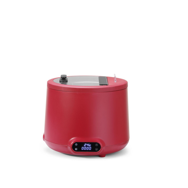 Kociołek do zupy UNIQ, HENDI, 8L, czerwony, 220-240V/500W, ⌀365x(H)325mm