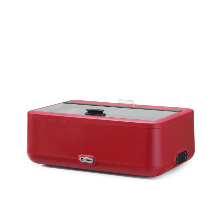 Podgrzewacz elektryczny UNIQ, HENDI, czerwony, 220-240V/700W, 607x402x(H)245mm