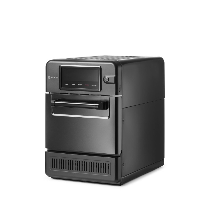 Piec konwekcyjno-mikrofalowy CombiTurbo , HENDI, 18L, czarny, 230V/3000W, 402x735x(H)608mm