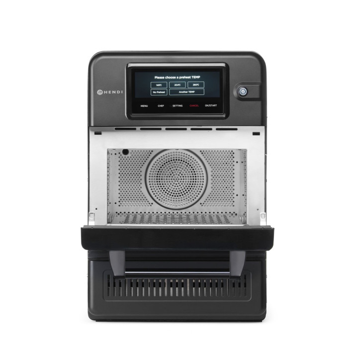 Piec konwekcyjno-mikrofalowy CombiTurbo , HENDI, 18L, czarny, 230V/3000W, 402x735x(H)608mm