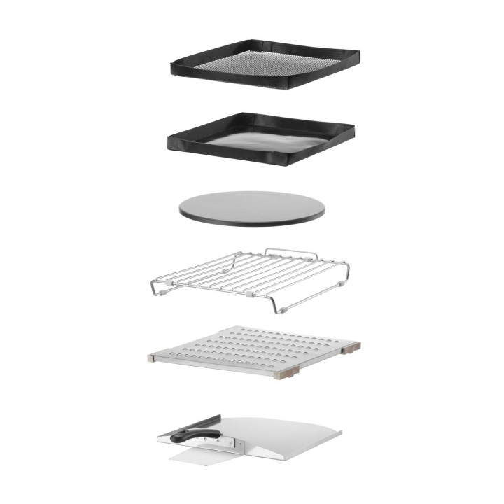 Piec konwekcyjno-mikrofalowy CombiTurbo , HENDI, 18L, czarny, 230V/3000W, 402x735x(H)608mm