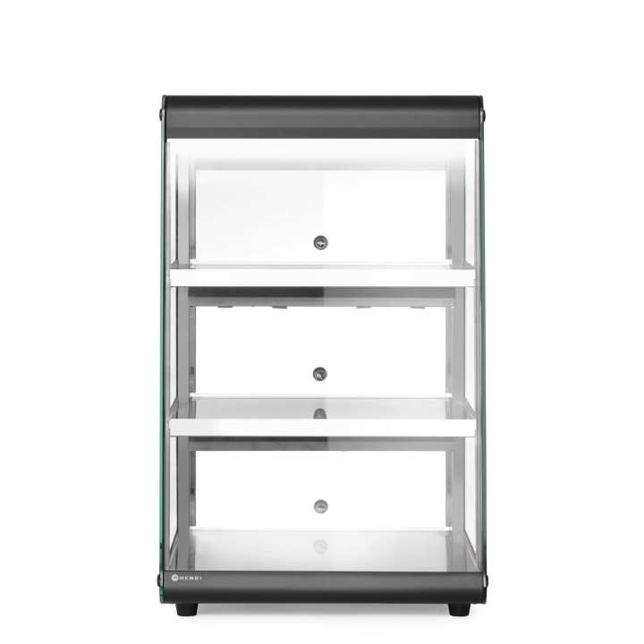 Witryna grzewcza nastawna, HENDI, czarny, 220-240V/500W, 472x447x(H)775mm